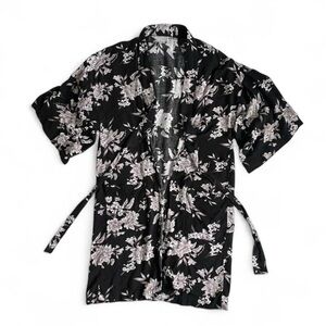 Spiritual Gangster Floral Lightweight Kimono Robe